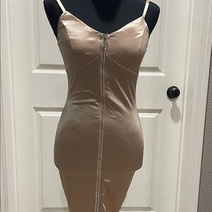 Haute Monde Tan Maxi Dress